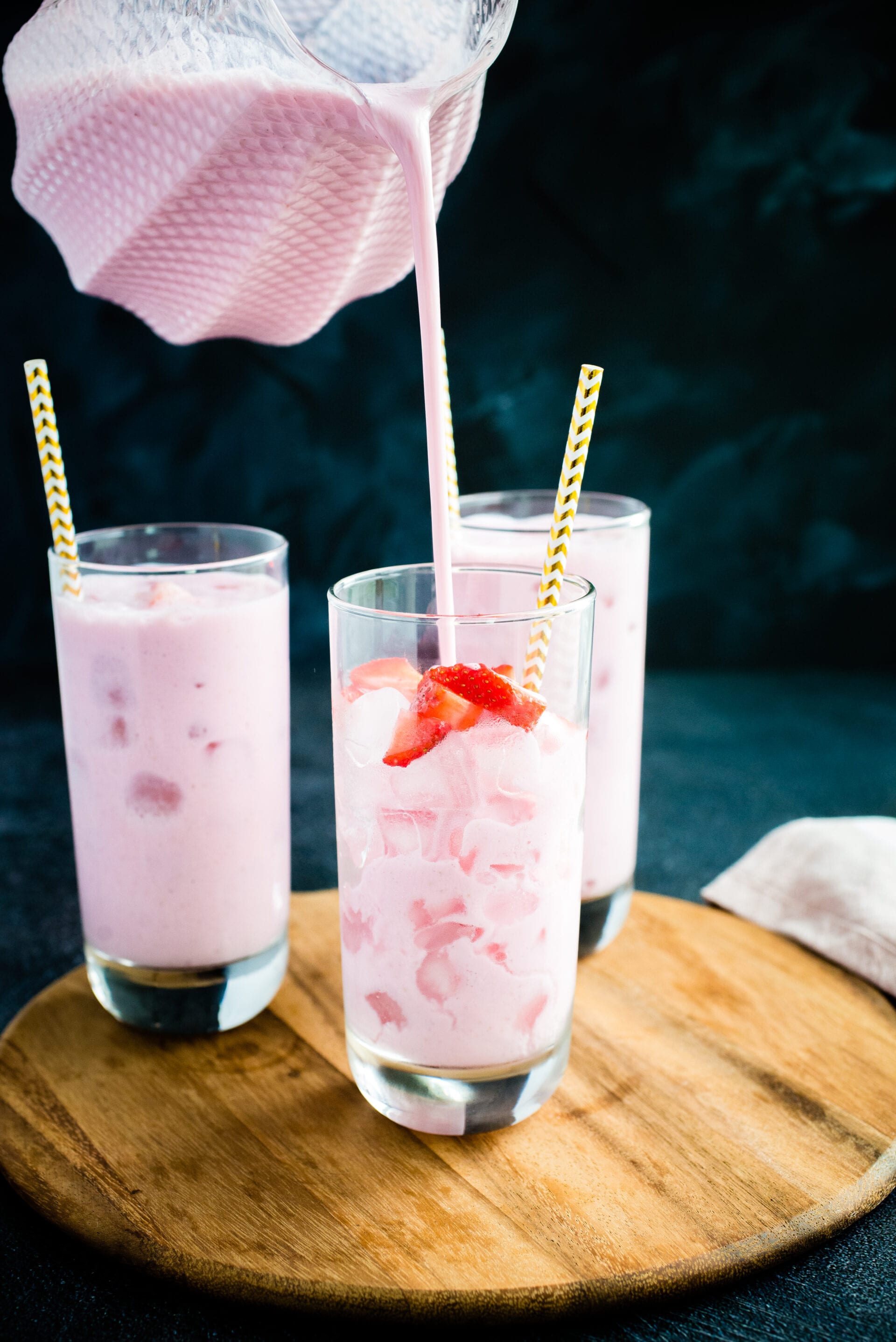 Strawberry Milk Comfort Food Ideas Refreshing Drink Recipe