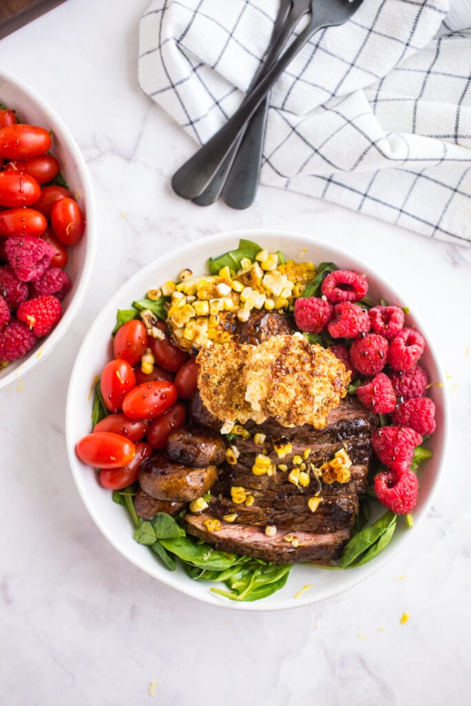 Bowl of Balsamic Steak Salad