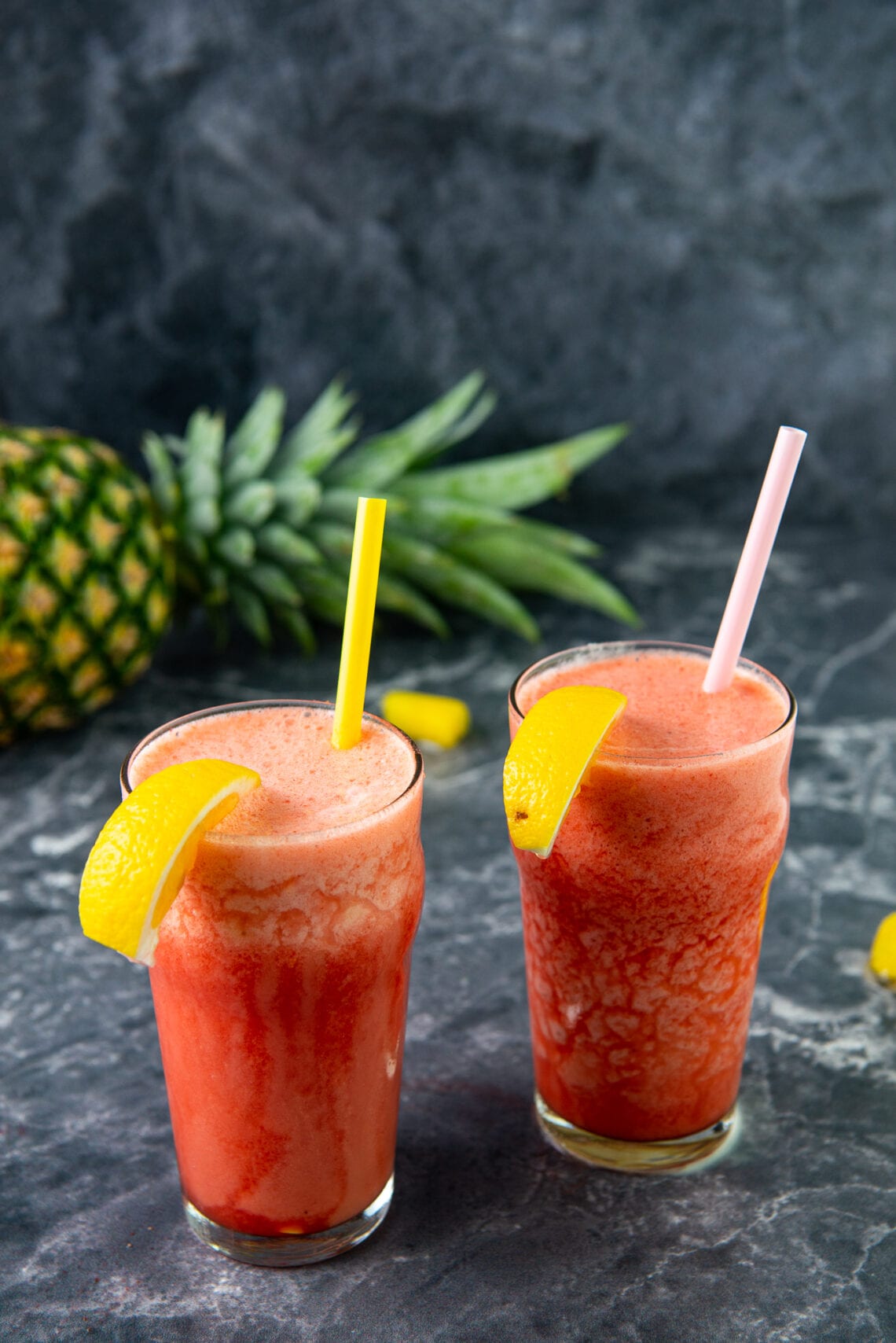 Frozen Strawberry Pineapple Lemonade Comfort Food Ideas Drinks