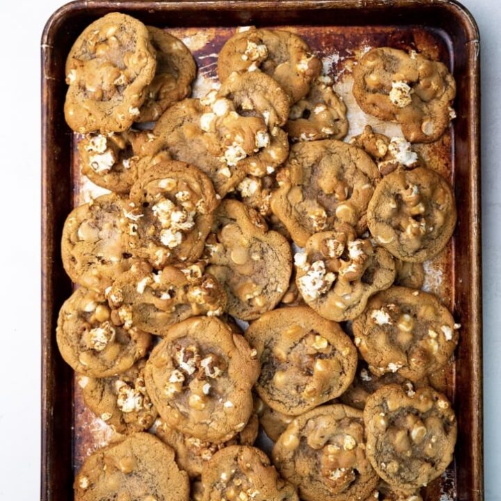 Cookies on a sheet pan