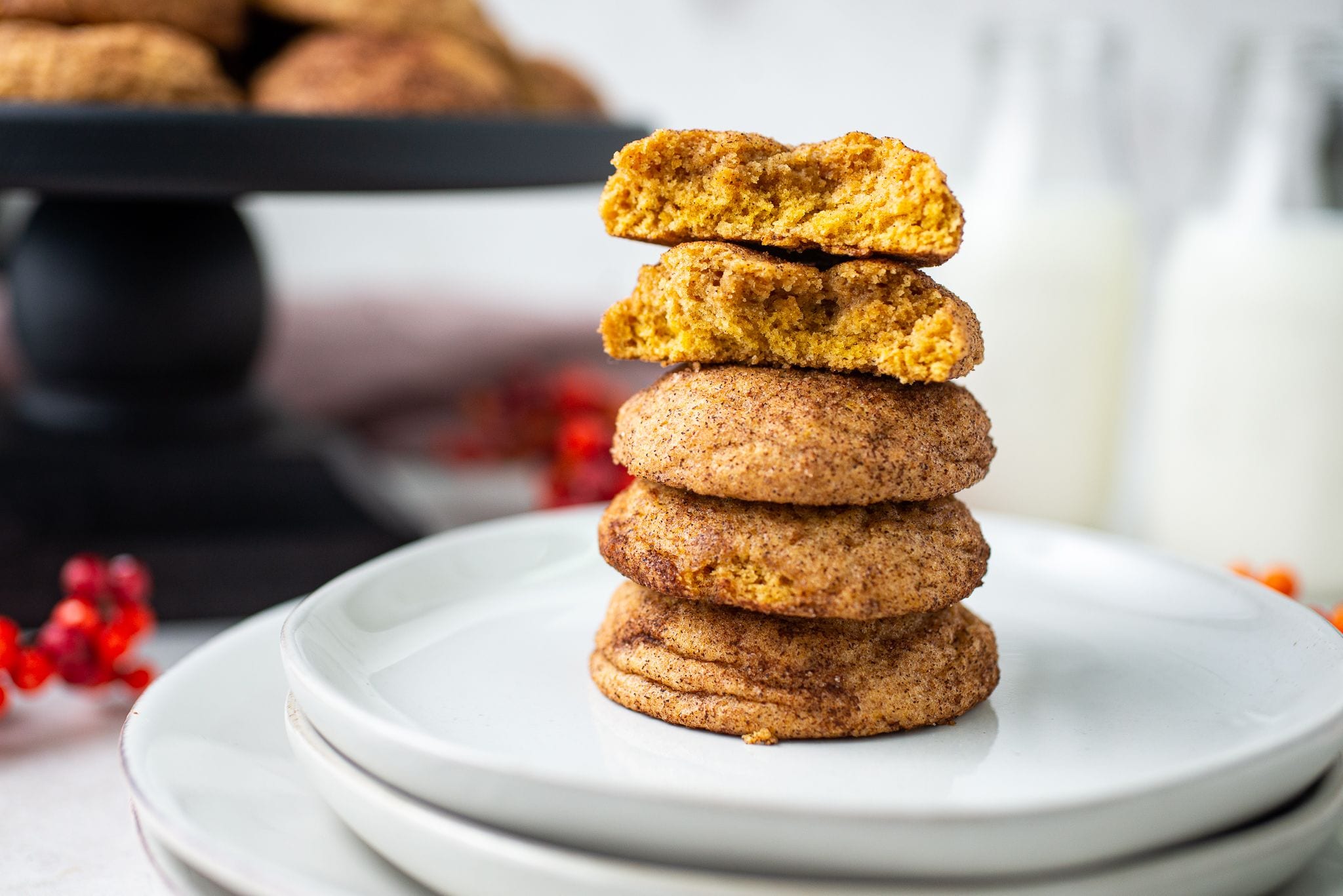 Pumpkin Snickerdoodles | Comfort Food Ideas | Fall Cookie Recipe