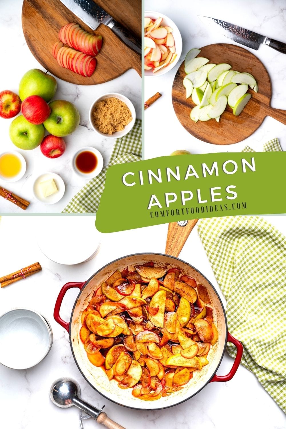 How to make Cinnamon Apples Comfort Food Ideas In 20 minutes!